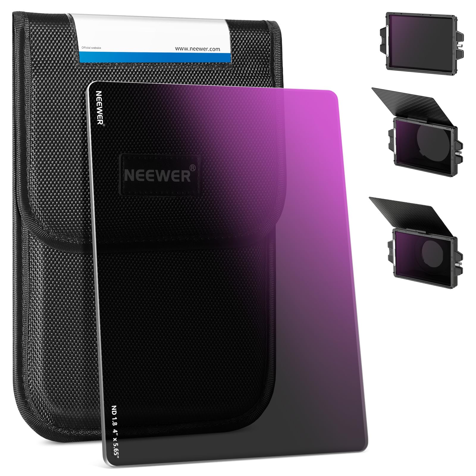 【まとめ買いで最大1000円OFFクーポン!】【送料無料】角型NDフィルター ND1.8(6ストップ) 4"x5.65" 両面30層ナノコーティング シネマフィルター NDフィルター NEEWERマットボックス用 コンパチブル Tilta SmallRig