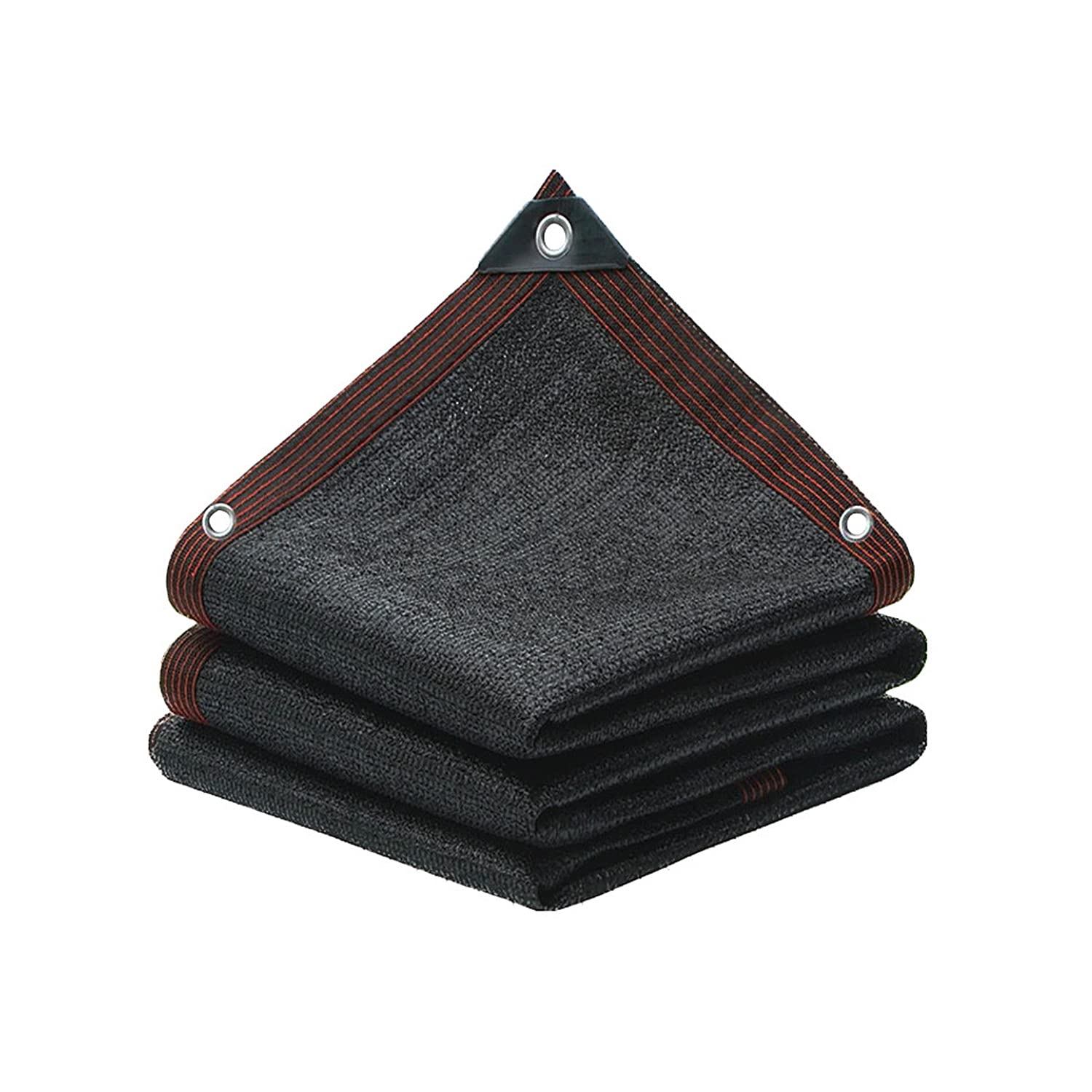 【まとめ買いで最大1000円OFFクーポン!】【送料無料】遮光ネット 4M*4M 日よけ シェード 抗紫外線ネット95% 防塵 高密度ポリエチレン 18ピン ベランダ カーポート ルーフ ヤード パーティー 廊下 エッジを広げる（ブラック）