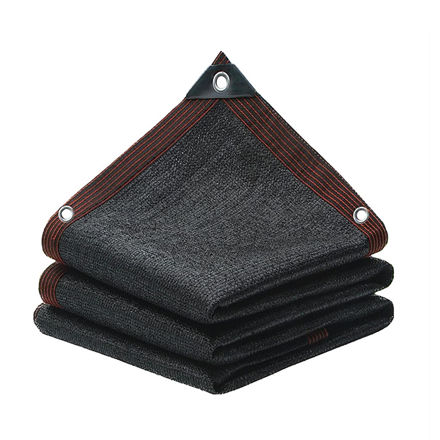 【まとめ買いで最大1000円OFFクーポン!】【送料無料】遮光ネット 6M*6M 日よけ シェード 抗紫外線ネット95% 防塵 高密度ポリエチレン 18ピン ベランダ カーポート ルーフ ヤード パーティー 廊下 エッジを広げる（ブラック）