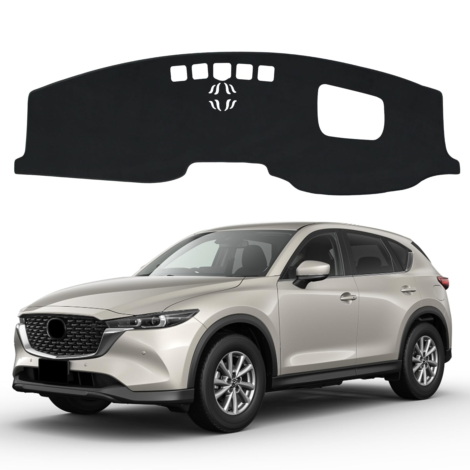 【まとめ買いで最大1000円OFFクーポン!】【送料無料】マツダ CX-5 KF系 CX-8 KG系 ダッシュボードマット 車種専用設計 CX5 CX8 日焼け防止 車内 ダッシュボードカバー ダッシュボード 保護マット インテリア アクセサリー 内装パーツ (マツダ CX-5 CX-8 HUD装着車)