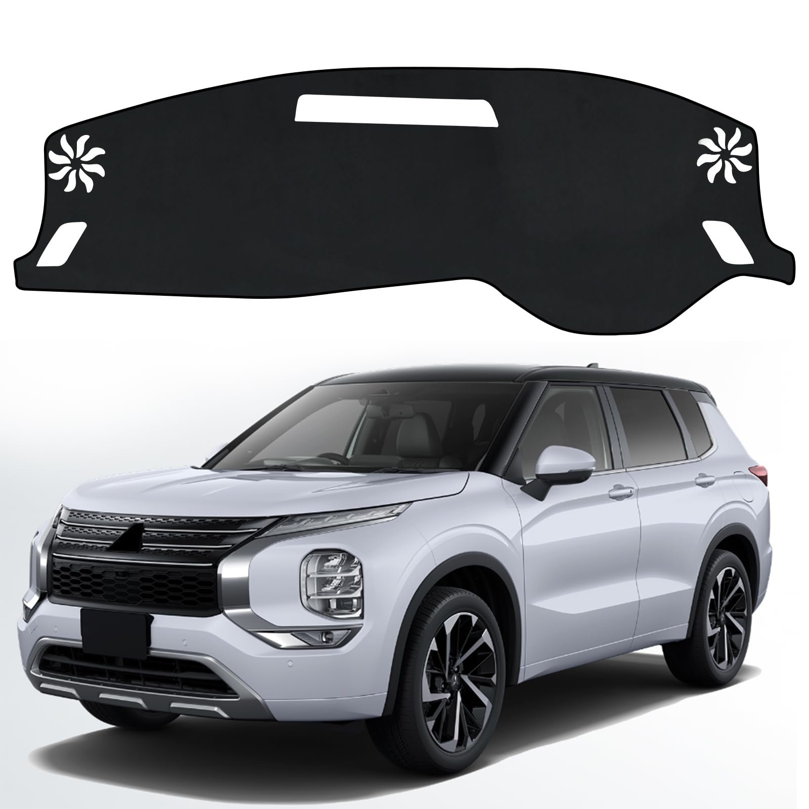 【まとめ買いで最大1000円OFFクーポン!】【送料無料】アウトランダー OUTLANDER 3代目 ダッシュボードマット 車種専用設計 PHEV GN0W 日焼け防止 車内 ダッシュボードカバー ダッシュボード 保護マット インテリア アクセサリー 内装パーツ (アウトランダーPHEV GN0W HUD非装