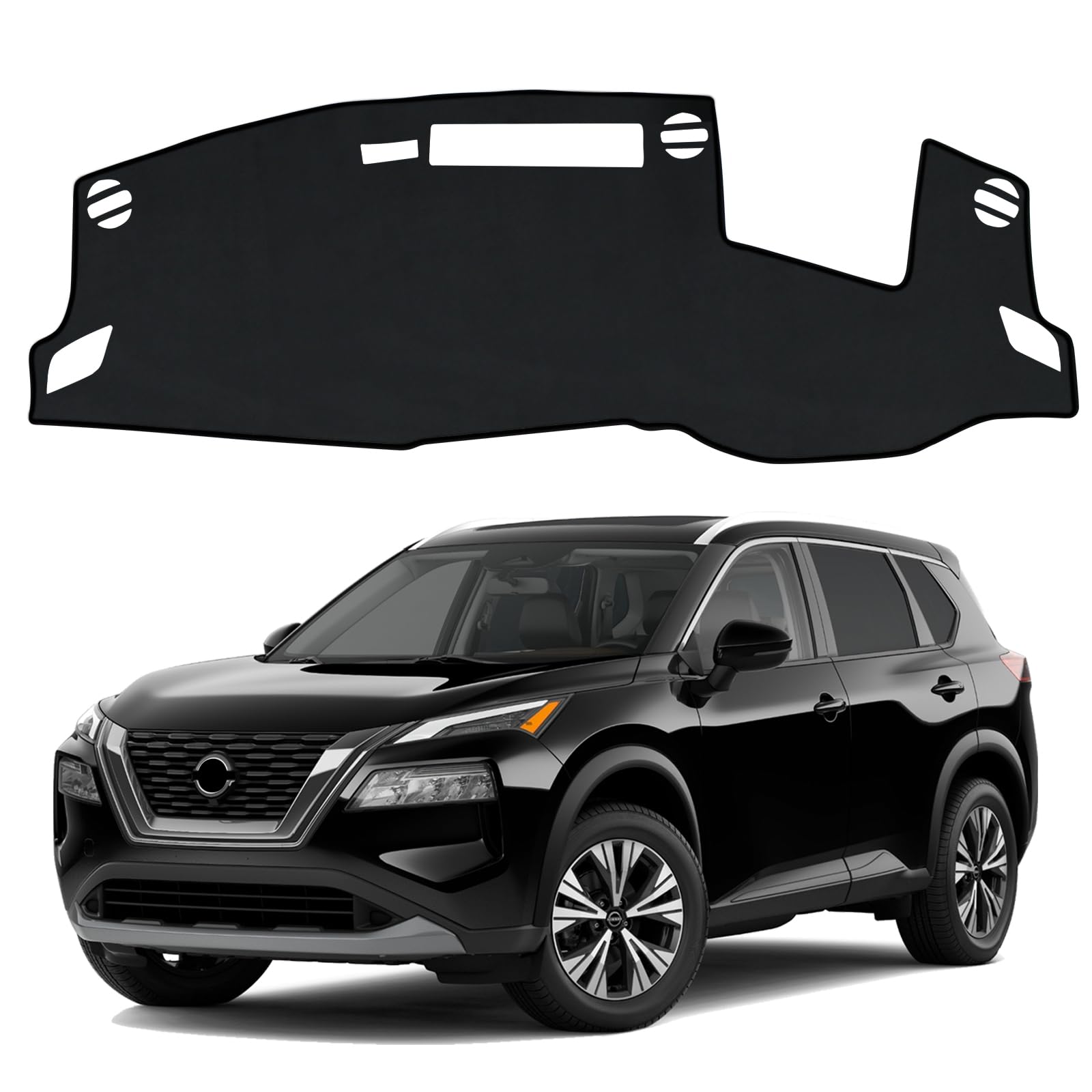 【まとめ買いで最大1000円OFFクーポン!】【送料無料】T33系 ダッシュボードマット 車種専用設計 X-Trail T33 SNT33型 日焼け防止 車内 ダッシュボードカバー ダッシュボード 保護マット インテリア アクセサリー 内装パーツ (エクストレイルT33 HUD装着車)