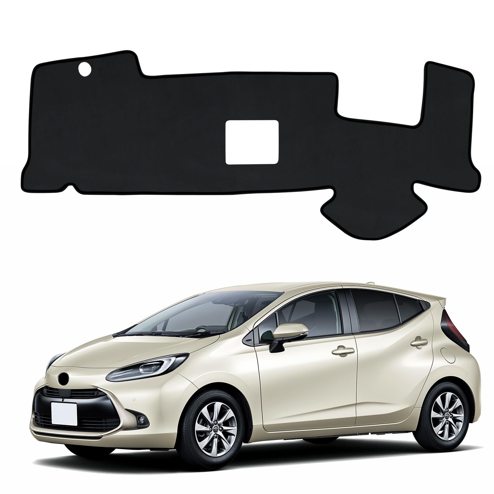 【まとめ買いで最大1000円OFFクーポン!】【送料無料】2代目 MXP系 ダッシュボードマット 車種専用設計 AQUA MXPK1 日焼け防止 車内 ダッシュボードカバー ダッシュボード 保護マット インテリア アクセサリー 内装パーツ (アクア MXPK1 HUD装着車)