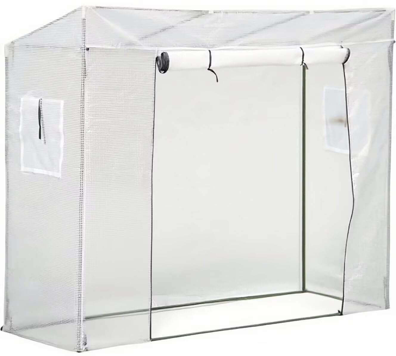 【まとめ買いで最大1000円OFFクーポン!】【送料無料】ガーデンハウス ビニールハウス 200*77*170.8cm ガーデン温室 大型 植物温室 DIY 観葉植物 組立簡単 保温 防寒 防雨 防風対策 害虫 鳥防止 家庭菜園 園芸用 付日本語版インストール手順(ホワイト)