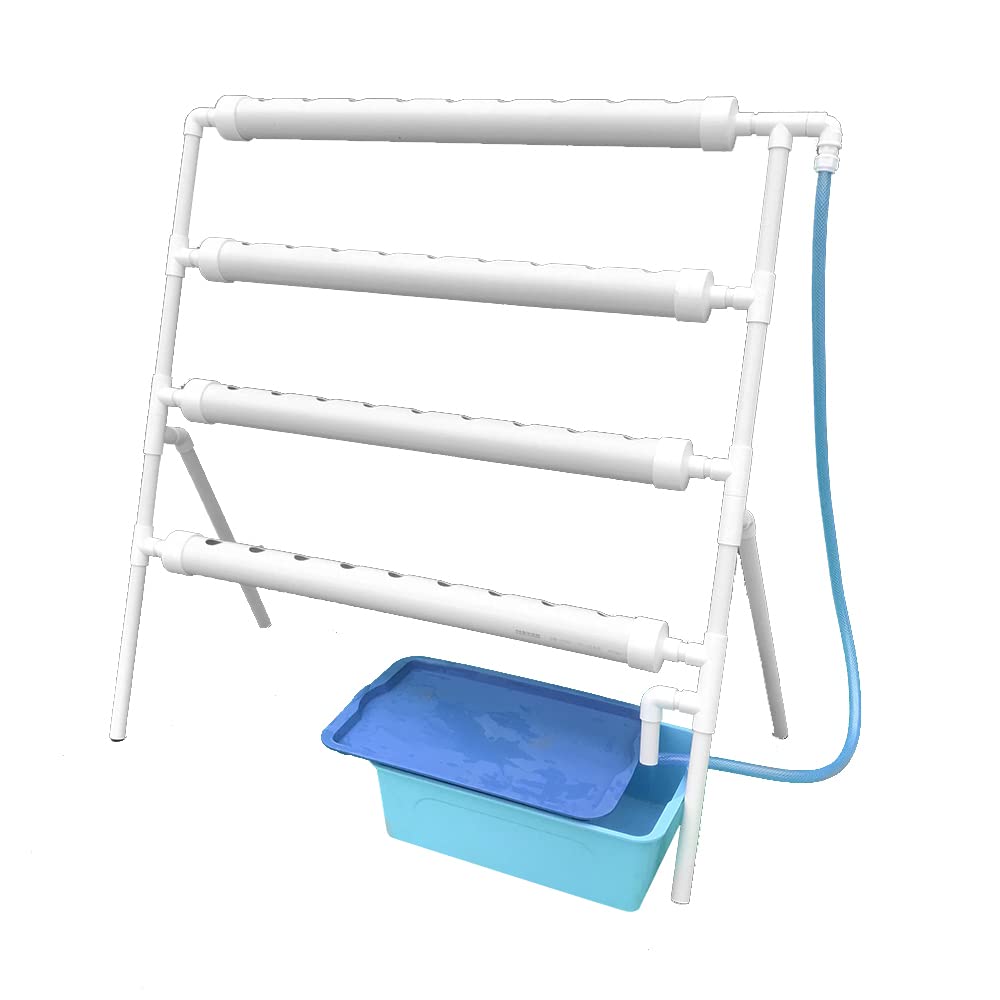 【まとめ買いで最大1000円OFFクーポン!】【送料無料】水耕栽培キット 室内水耕栽培 中型水耕栽セット 野菜栽培セット タイマー/自動施肥/給水 循環式ポンプ LEDライトで栽培可能 家庭菜園 ベランダ 日本語説明書付き(片面4チューブ 36 穴)