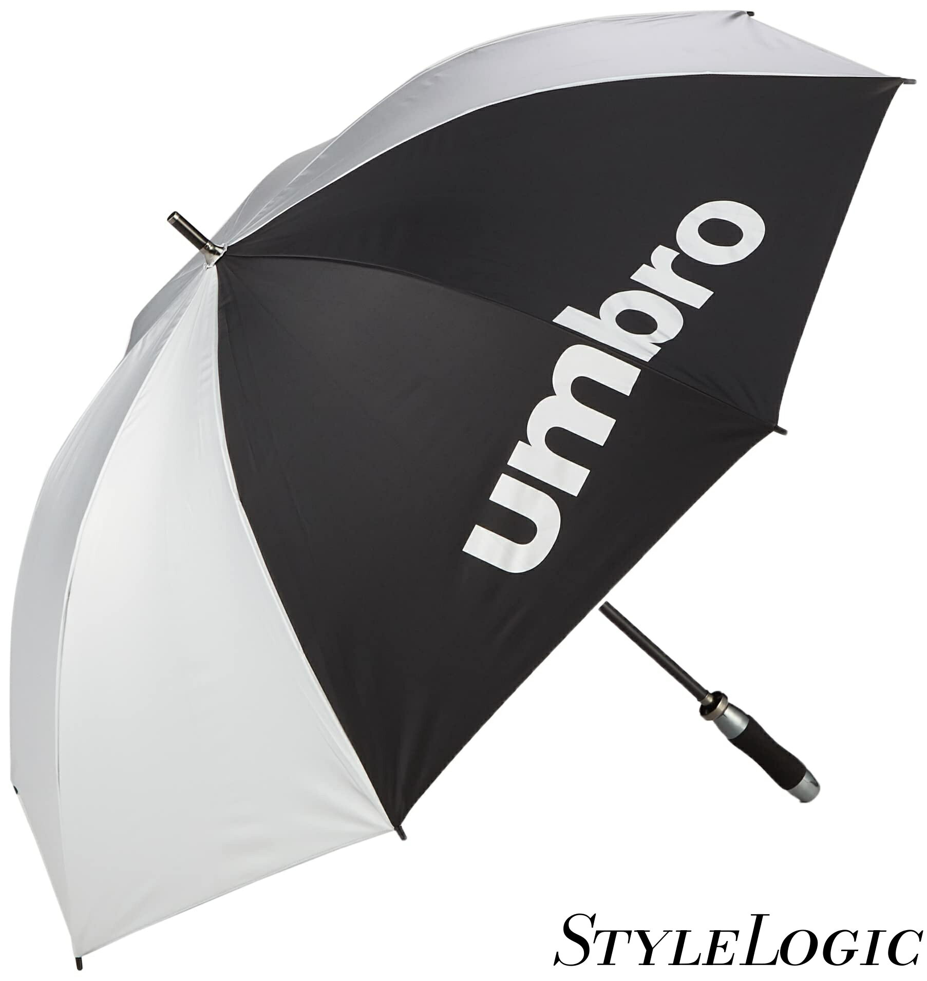 【まとめ買いで最大1000円OFFクーポン!】【送料無料】アンブレラ サッカー UVケア スポーツ観戦 日傘 雨傘 ショルダー紐付き 銀パラソル UJS9700B シルバー2 F