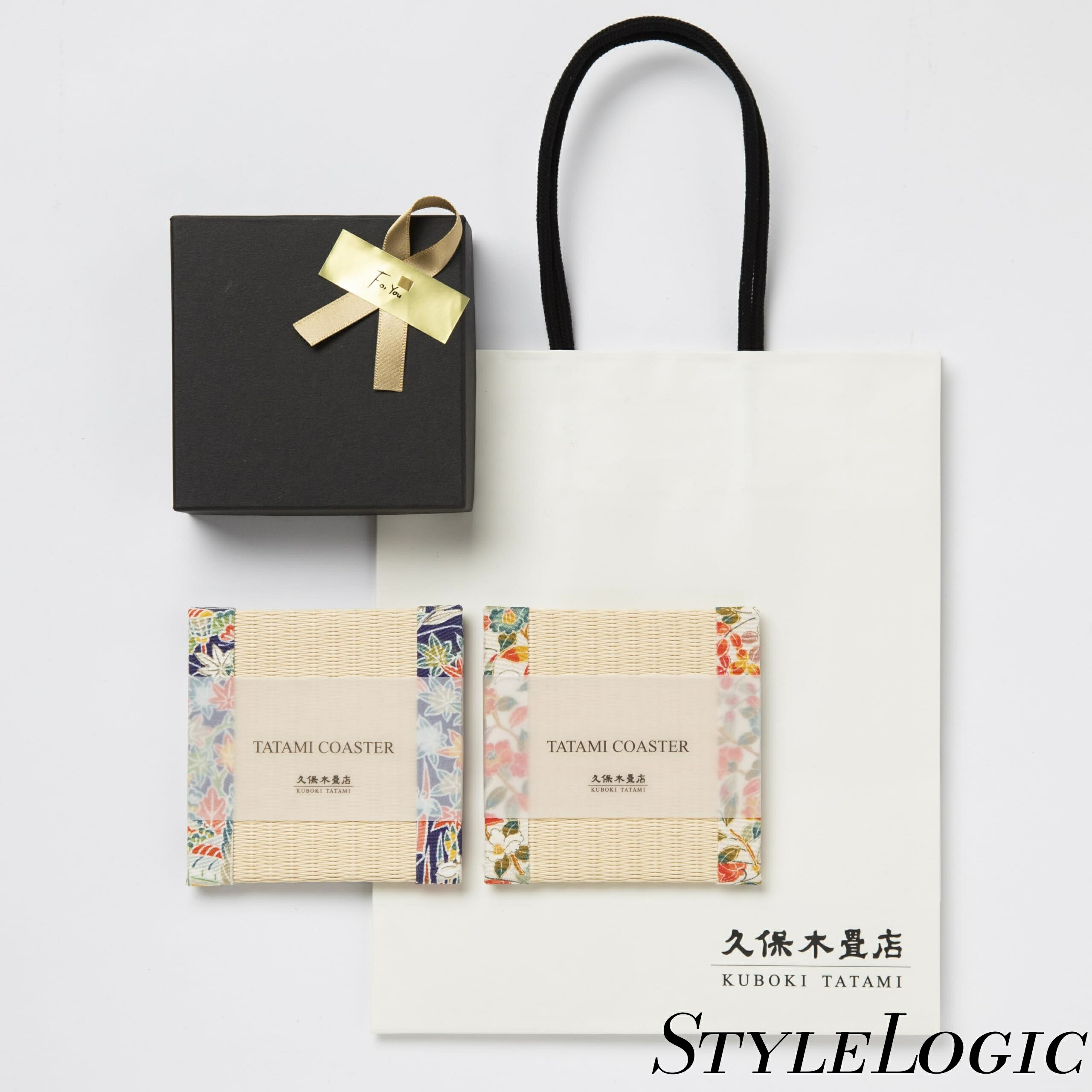 【まとめ買いで最大1000円OFFクーポン!】【送料無料】畳コースター ギフトセット2枚入 Sサイズ 9.5cm×9.5cm 加賀友禅 CG202