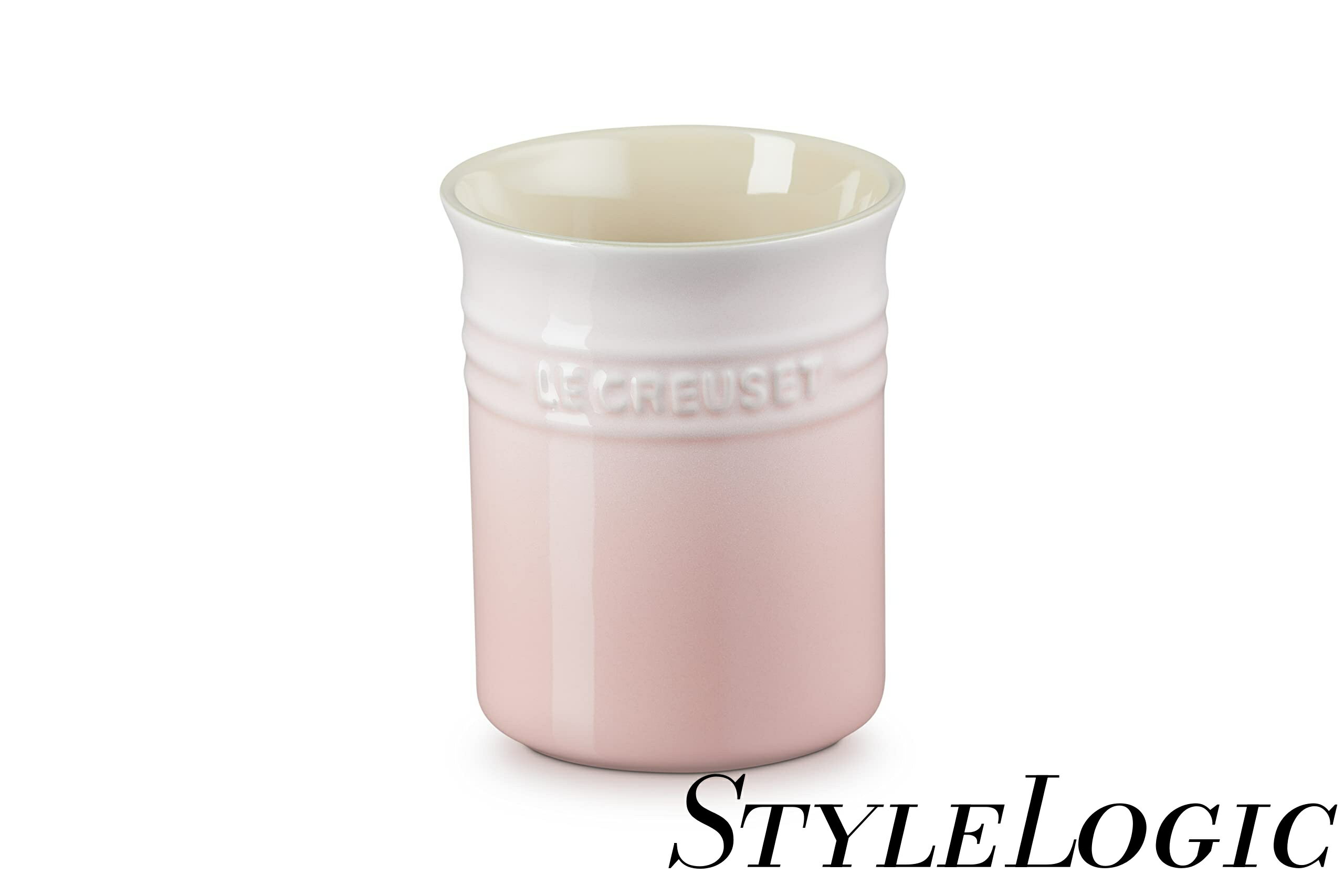 ル・クルーゼ(Le Creuset) ユーテンシルクロック S シェルピンク キッチンツール立て 【 ...