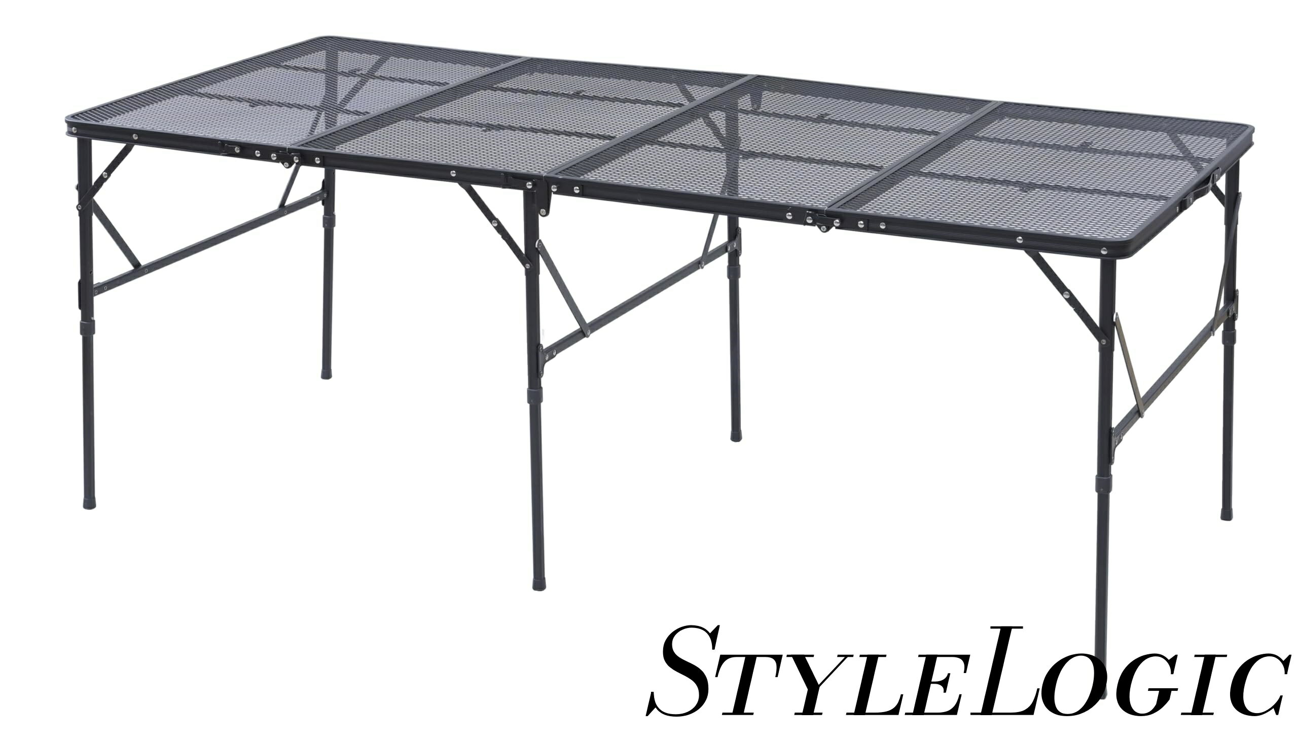 【まとめ買いで最大1000円OFFクーポン!】【送料無料】山善] タフライトテーブル メッシュテーブル TLT TLFT HMT