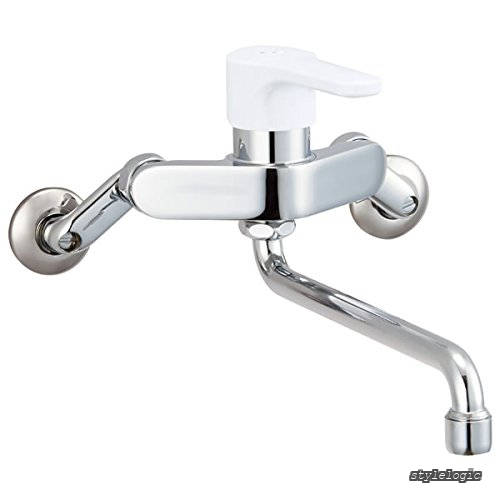 Rakuten - 【送料無料】LIXIL キッチン用水栓金具【SF-WL435SY】 壁付タイプ シングルレバー ノルマーレS（エコハンドル）【SF-HE435Sの後継品】