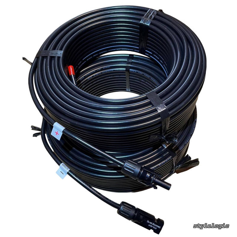 Rakuten - 【送料無料】ソーラー 延長ケーブル 20m×2本 【片端MC4付】 PV-CC 3.5sq 1500V※反対側切りっぱなし仕様(20m)
