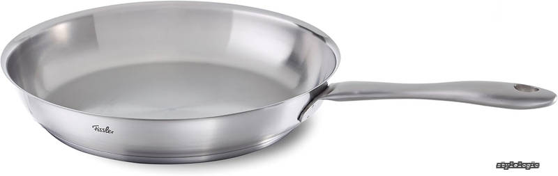 【送料無料】フライパン 24cm カターニャ (2~3人用 / ガス IH 対応/オーブン 食洗機 対応) ステンレス オールステンレス (深型/熱に強い/こげつかない) シルバー Fissler 【日本正規販売品】081-353-24-100