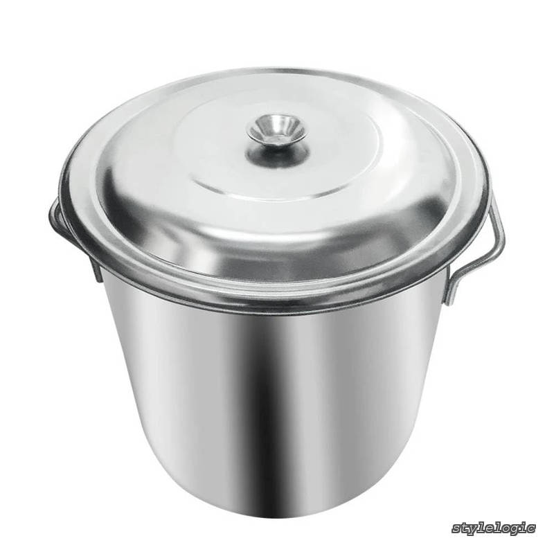 Rakuten - 【送料無料】ステンレス100％ 業務用 31cm (20L) 蓋付き 両手 煮込み料理 業務用鍋 大きい鍋 スープ用 カレー用鍋 両手鍋 飲食店 イベント 炊き出し iimono117