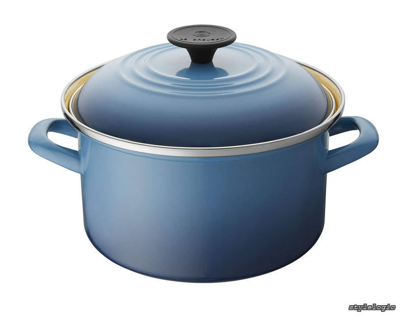 Rakuten - 【送料無料】Creuset) 鋳物 ホーロー 鍋 EOS キャセロール 20cm マリンブルー ガス IH 対応 【日本正規販売品】