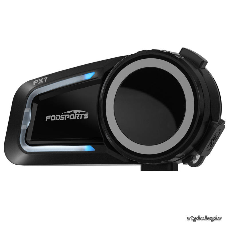 Rakuten - 【送料無料】バイク インカム FX7 メッシュ通信 インカム デュアルチップ 音楽聴きながら通話 8人同時通話 HIFI音質 ワンタッチ全部接続 通信自動復帰 音楽共有 FMラジオ IP67防水 CVC&ENCノイズキャンセリング 異なるデバイスと接続可能 Siri/Google音声認識 日本語音声案内