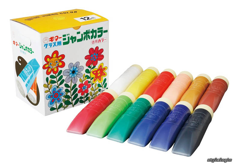 Rakuten - 【送料無料】絵の具 水彩 ギタージャンボカラー 220ml 12色 ESJB-12