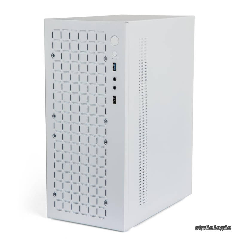 乐天商城 - 【送料無料】PCケース MATX ケース ミニ PC ITX デスクトップ コンピューター ケース サポート マイクロ ATX MATX DTX ITX ミニ PC USB3.0 サポート 3.5'' HDD (ホワイト)