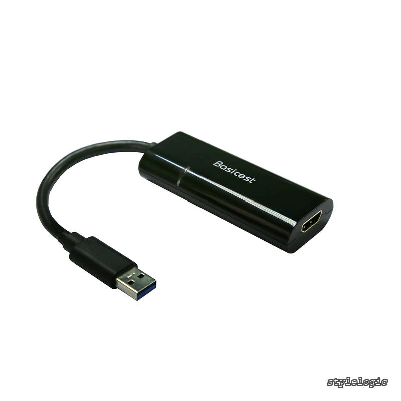 3.0 to HDMI グラフィック 変換 アダプター ケーブル Displaylink チップ使用 Win10対応