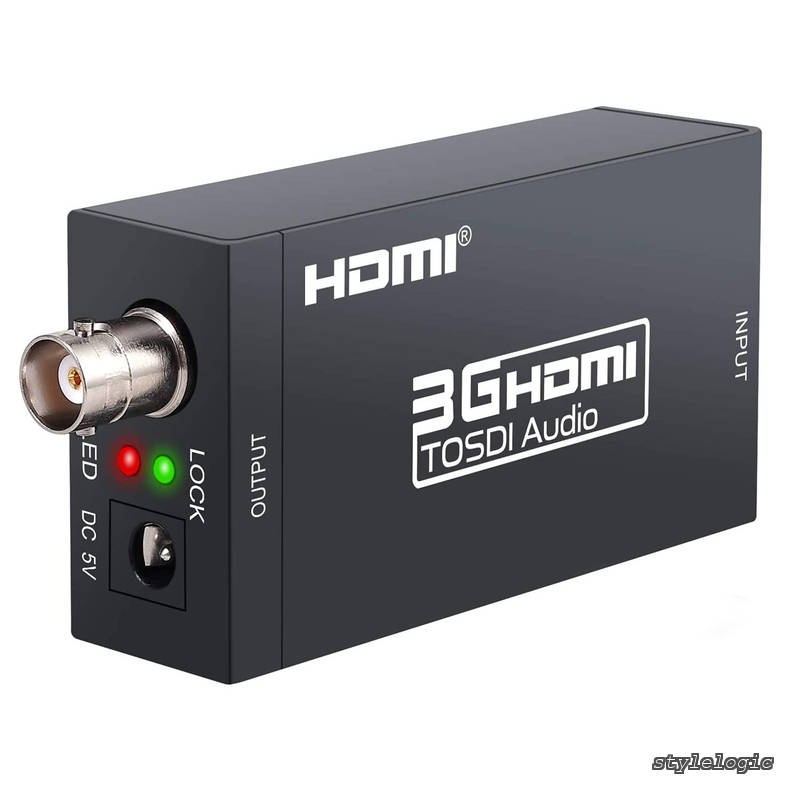 Rakuten - 【送料無料】to SDI コンバーター hdmi sdi 変換器 HDMI to 3G-SDI/HD-SDI/SD-SDI コンバーター 1080P対応 ESD保護機能搭載 VA07