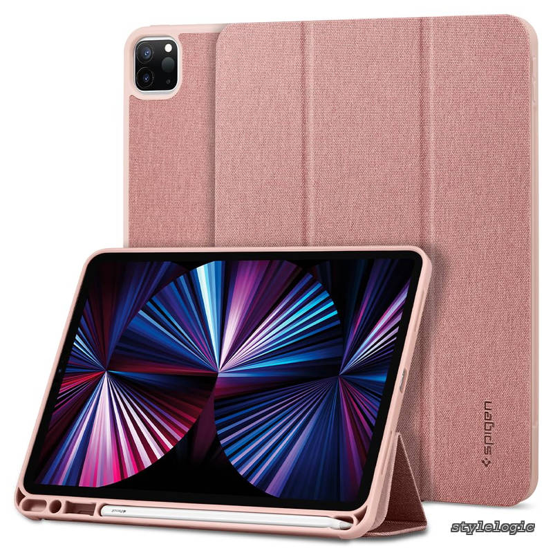 乐天商城 - 【送料無料】iPad Pro 11インチ ケース (2022 2021 2020 2018)用 第4/3/2/1/世代対応 カバー スタンド Apple Pencil収納 耐衝撃 すり傷防止 ファブリック カバー 衝撃 吸収 アーバンフィット ACS01055 (ローズ・ゴールド)