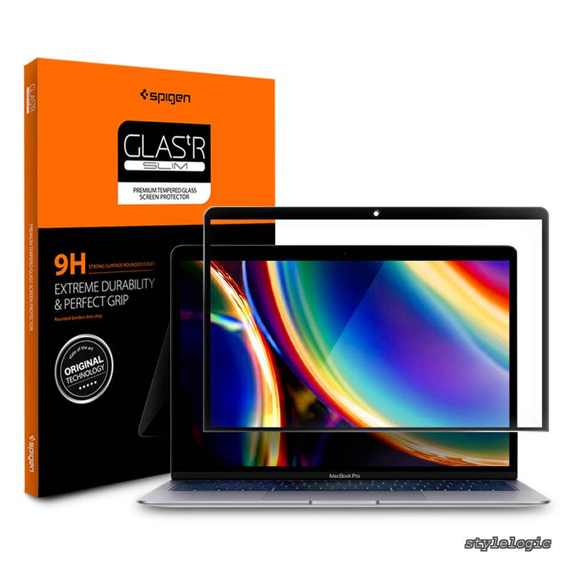 【送料無料】強化ガラススクリーンプロテクター GlasTR Slim MacBook Pro 13インチ (M1 / 2017-2021) / MacBook Air 13インチ (M1 / 2018-2021) 用に設計 硬度9H