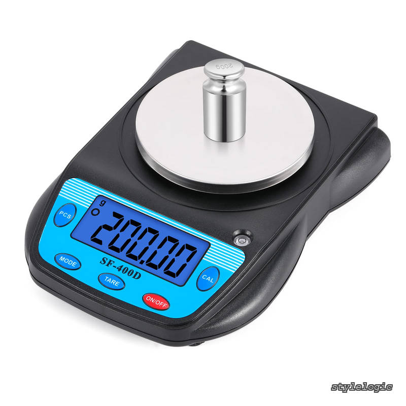 Rakuten - 【送料無料】デジタルはかり 電子スケール 600g 0.01g 計量皿寸法：Φ10.7cm 計量器 電子はかり 精密はかり 学校 宝石店 乾電池式（電池別売り）/パワーケーブル両用 日本語取扱説明書付き