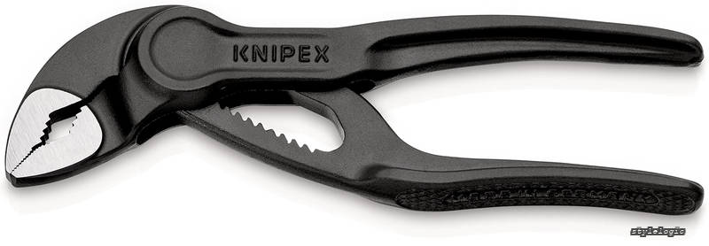【送料無料】KNIPEX 手のひらサイズ コブラ Cobra ウォーターポンププライヤー 8700-100BK
