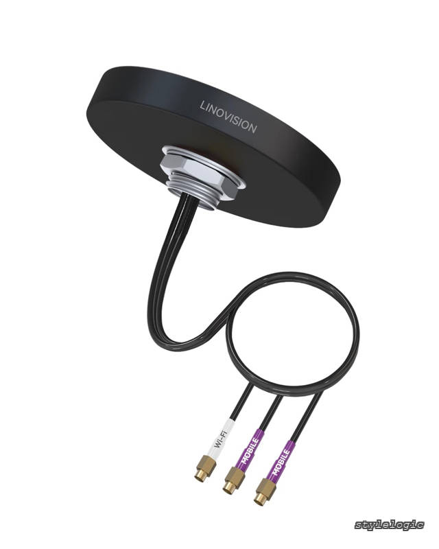 4G LTE MIMO & WiFi 3-in-1 コンボアンテナ、2 x 4G LTE+ 1 x デュアルバンド Wi-Fi、屋外/屋根 SMAアンテナ、IOT-R32 / Inhand IR302 / Teltonika RUT241 / RUT240などに対応可能