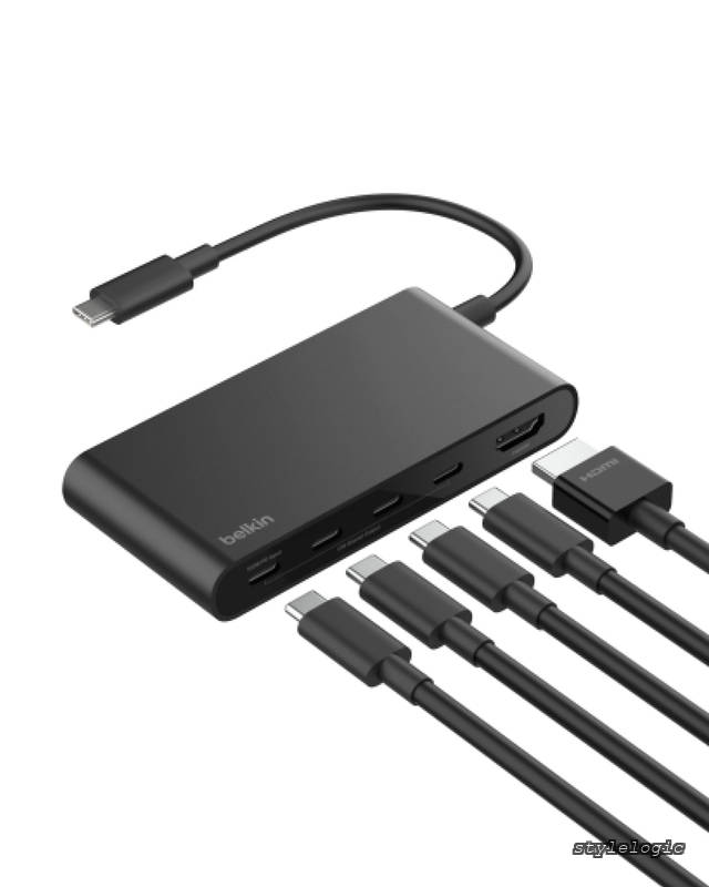 乐天商城 - 【送料無料】Connect USB-C ハブ 5-in-1 最大100W 高速データ転送 4K@60Hz HDMI出力 5Gbps超高速データ転送用 スリムハブ Window/MacOS/IOS対応 MacBook/iMac/iPad/Chromebook など対応 ブラック AVC021fqBK