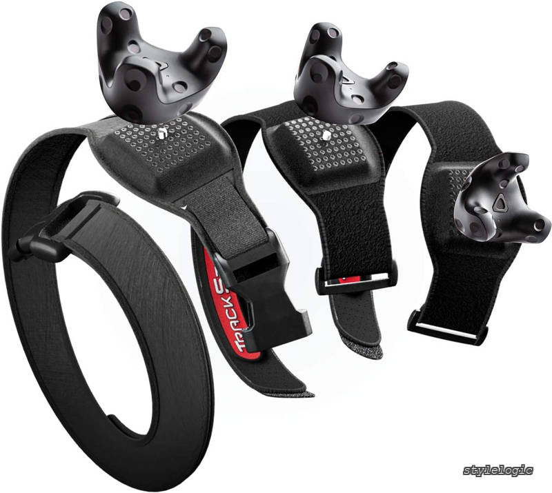 Reality Track ストラップ Vive トラッカー用 - 調節可能な VR フルボディ トラッキング ストラップ、VR チャット モーション キャプチャ、Vive トラッカー 3.0 2.0 Ultimate と互換性あり、Tundra (トラッカーは別売り) ブラック