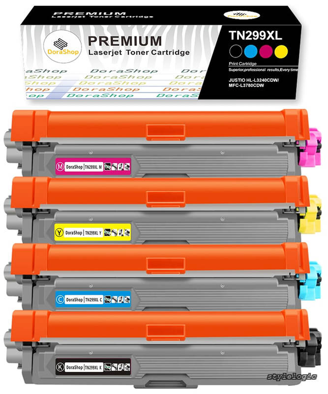乐天商城 - 【送料無料】ブラザー TN299XL（ TN299XL-BK/C/M/Y) 大容量　互換トナーカートリッジ 「4本セット」 対応機種：HL-L3240CDW、MFC-L3780CDW国際規格ISO9001認証工場生産 【DoraShop】