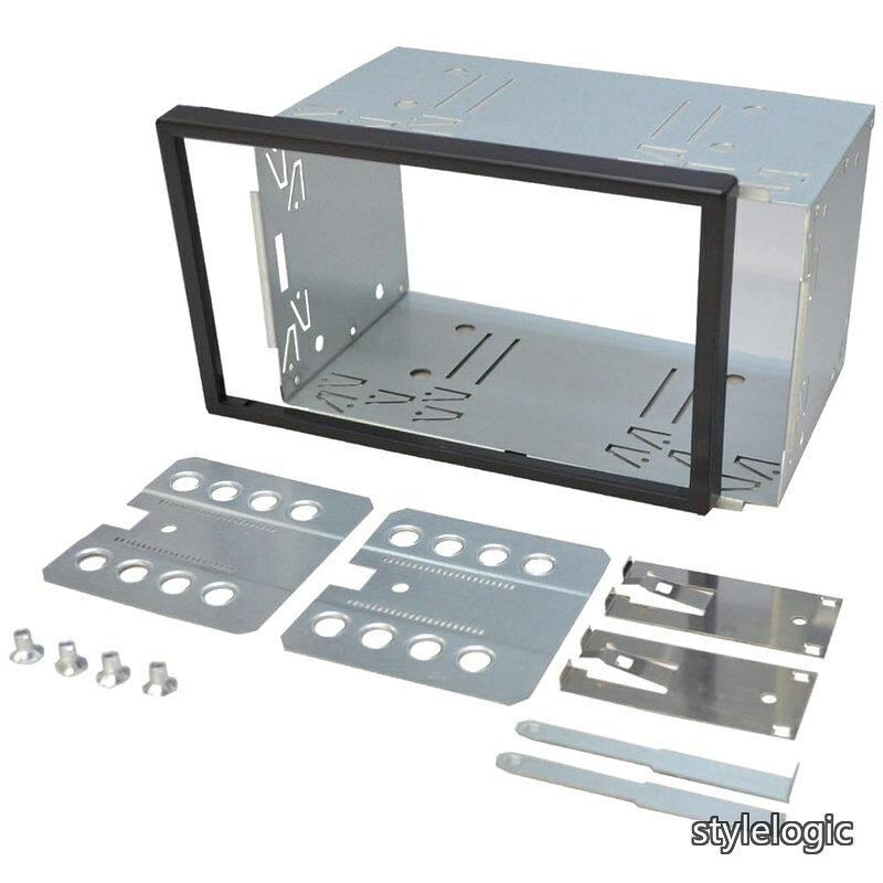 【送料無料】取付金具 ca-14-003 AVインストールキット 汎用2DIN金具キット 汎用取付キット 欧州車、国産車、アメ車などに