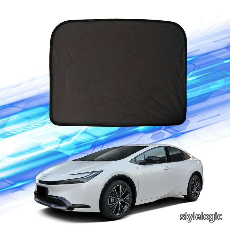 Rakuten - 【送料無料】新型プリウストヨタ プリウス60 専用 サンシェー 新型プリウス カーシェード メッシュカーテン フロント 運転席 助手席 ハーフサイズ 車種専用設計 シェードカーテン マルチサンシェード インテリア 内装パーツ 取付簡単 マグネット式 遮光 虫除け 車中泊 カスタ