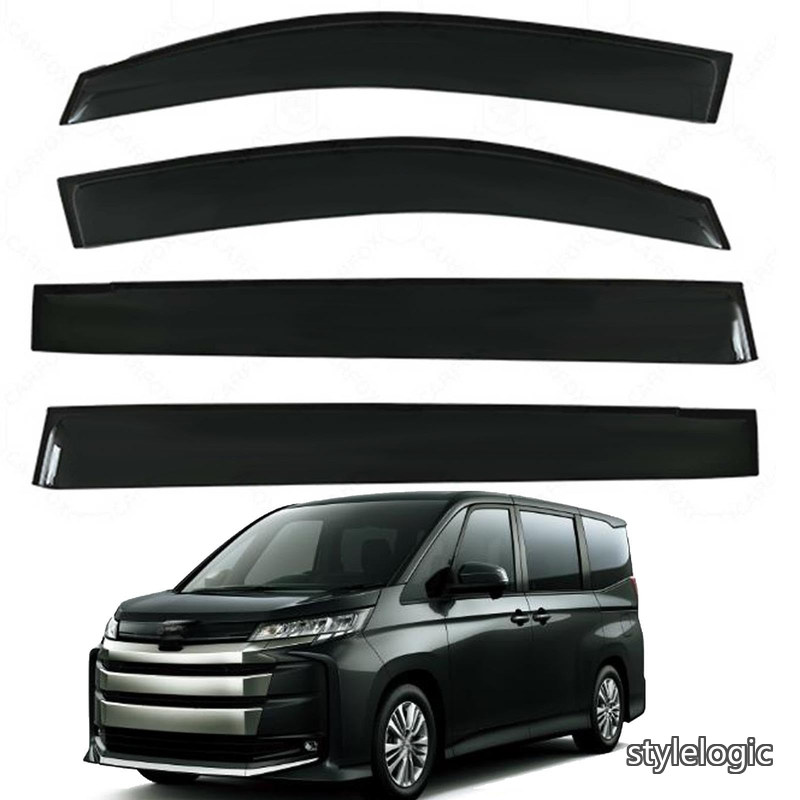 乐天商城 - 【送料無料】トヨタ ヴォクシー ノア 70系 2007年6月-2014年1月車種専用 サイドバイザー レインガード 雨除け 日よけ 換気可能 工具不要簡単取り付け PC 材質 ドアウィンドウ用 雨天ドライブ 長距離走行(ヴォクシー ノア70系)
