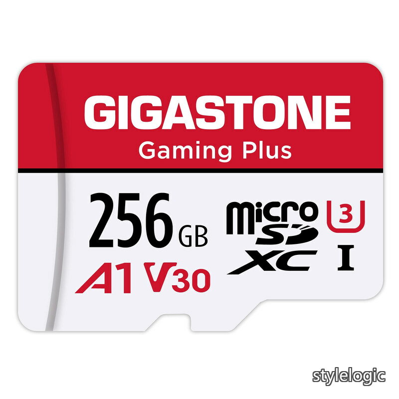 【送料無料】1 対応】 GIGASTONE マイクロsdカード 256GB Gaming Plus microSDXC UHS-I A1 V30 U3 V30 C10 転送速度 100 MB/s 高速 MicroSD Full HD & 4K UHD動画 GIGASTONE 国内正規品 SDアダプター1枚付き【5年保証】