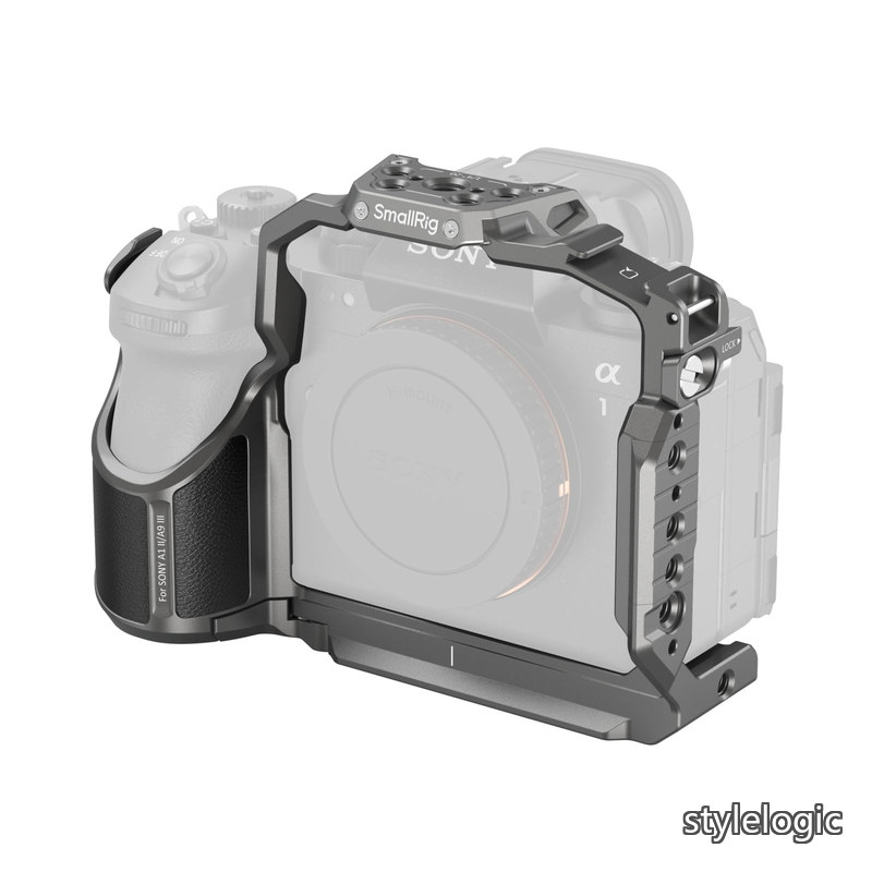 Alpha 1 II/Alpha 9 III用ケージ Hawklock クイックリリース、Arca用内蔵クイックリリースプレート、HawkLock H21 NATOレール対応 - 5187
