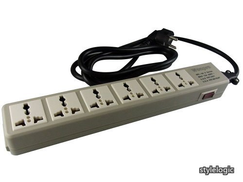 Rakuten - 【送料無料】海外対応6個口電源タップ Wonpro