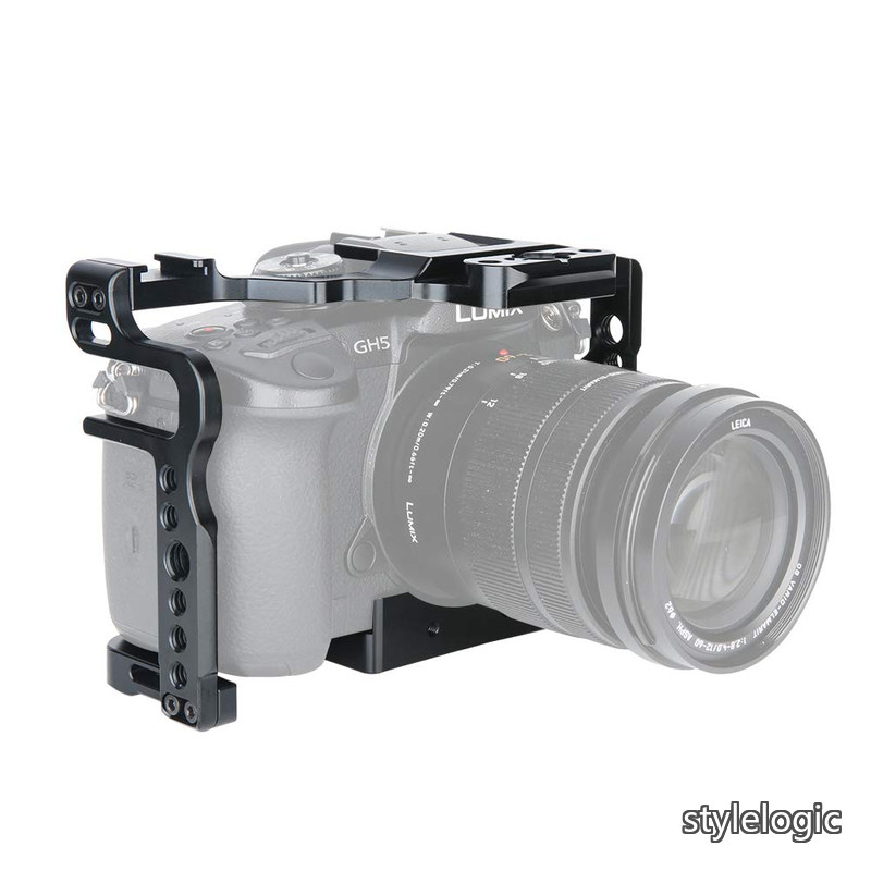 【送料無料】カメラケージ Panasonic Lumix GH5M2 / GH5II / GH5S/ GH5 専用 拡張カメラケージ拡張撮影設備 アクセサリー 滑り止ゴム付き 軽量 拡張カメラケージ 取付便利 アルミ合金製 耐久性 耐食性 撮影キット 撮影補助ツール DSLR 装備 -191 2