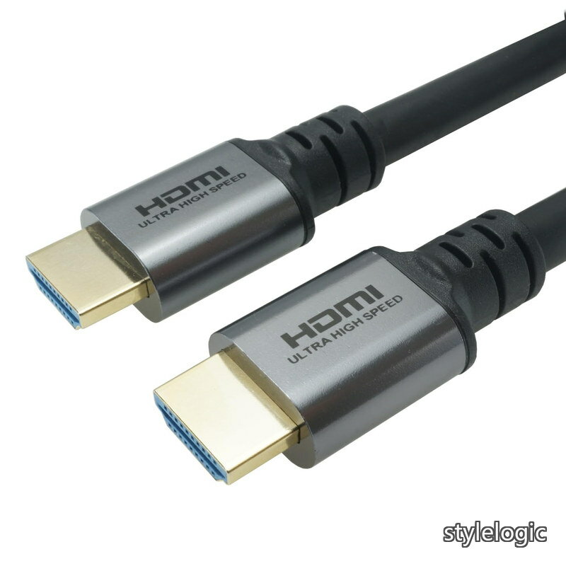 Rakuten - 【送料無料】HDMIケーブル 10m 8K/60p 4K/120p 48Gbps HDMI 2.1 HDR グレー HDM100-651SV