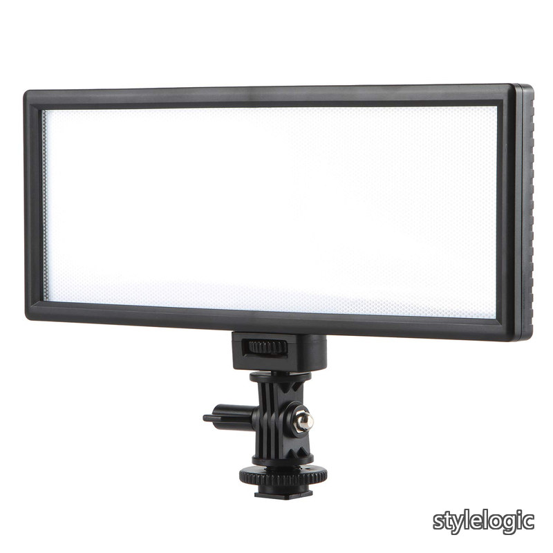 【送料無料】L132T LEDビデオライト 撮影ライト 超薄型 写真撮影用補助灯 3300K-5600K 1065LM CRI95+ 商品・人物・動画撮影 一眼レフカメラ対応 (バッテリーなし/DCアダプターなし)