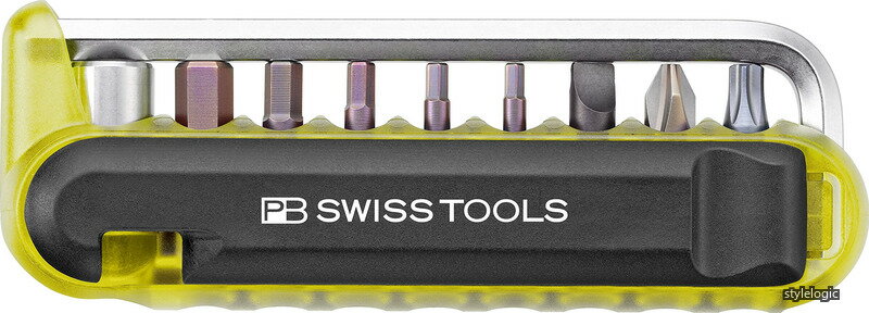 Rakuten - 【送料無料】Swiss Tools) 470YELLOWCN バイクツールセット (9本組) イエロー 470YELLOWCN