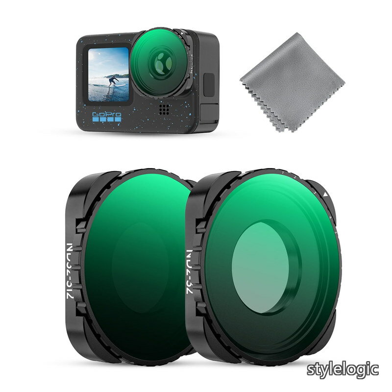 Rakuten - 【送料無料】Concept 可変NDフィルターキット ND2-32+ND32-512 GoPro 13/12/11/10/9対応 高透過率 ナノコーティング 防水設計 長時間露光/動画撮影用