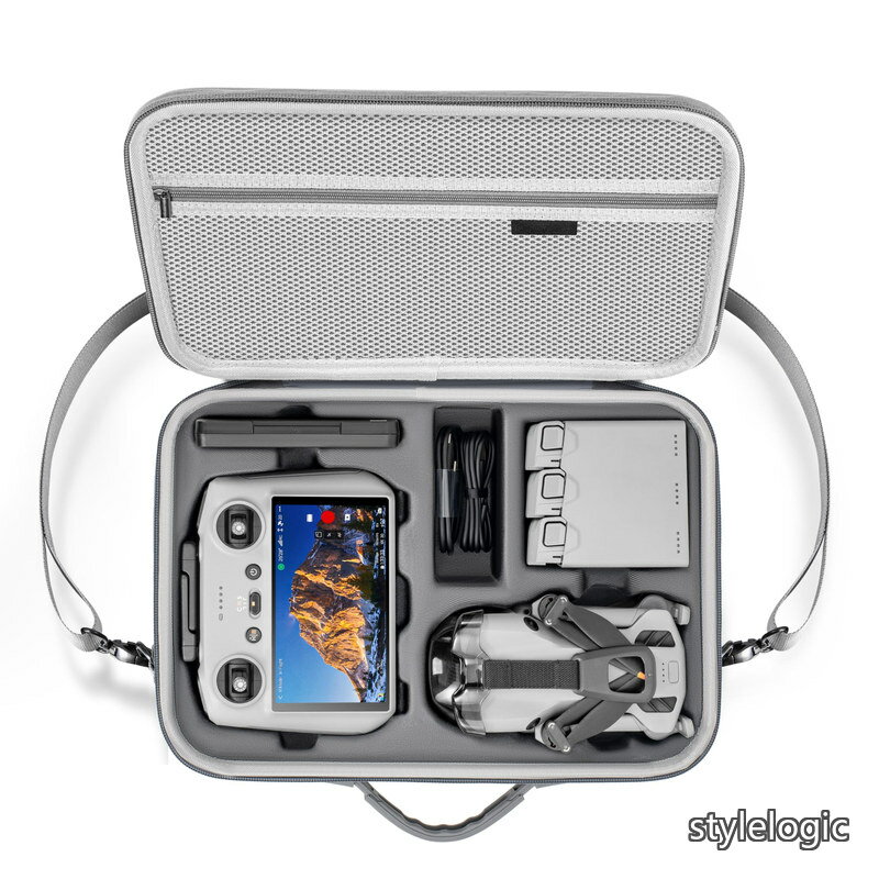 DJI対応Mini 5 Pro/Lito X1ケース Mini 5 Pro Fly Moreコンボバッグ ドローンポータブルバッグ PUケース アクセサリー 持ち運び可能キャリーケース 防滴 全面保護 防塵
