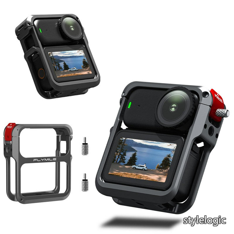 Rakuten - 【送料無料】DJI Osmo Nano 対応 ブラケット フレーム ラビットケージ 拡張フレーム DJI Osmo Nano 対応 アクセサリー 保護ケース アクションカメラ メタルラビットケージ