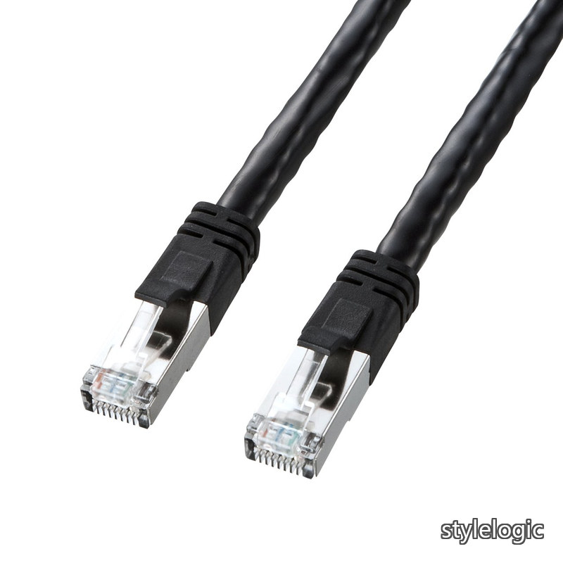 Rakuten - 【送料無料】PoE CAT6 LANケーブル 30m ブラック KB-T6POE-30BK