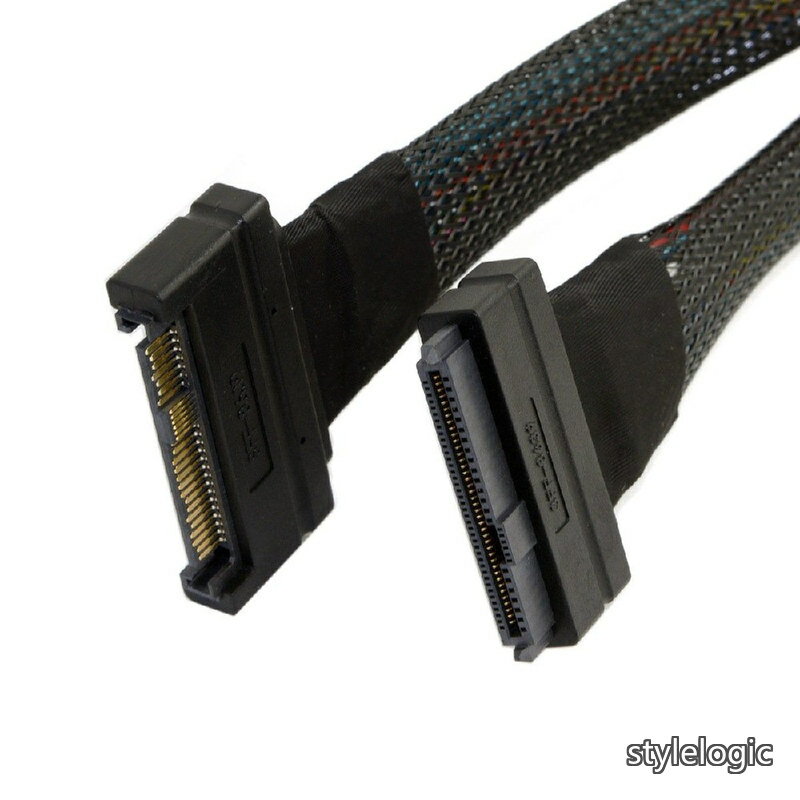 樂天商城 - 【送料無料】U.2 U2 SFF-8639 NVME PCIe SSDケーブル オス-メス延長 50cm 68ピン