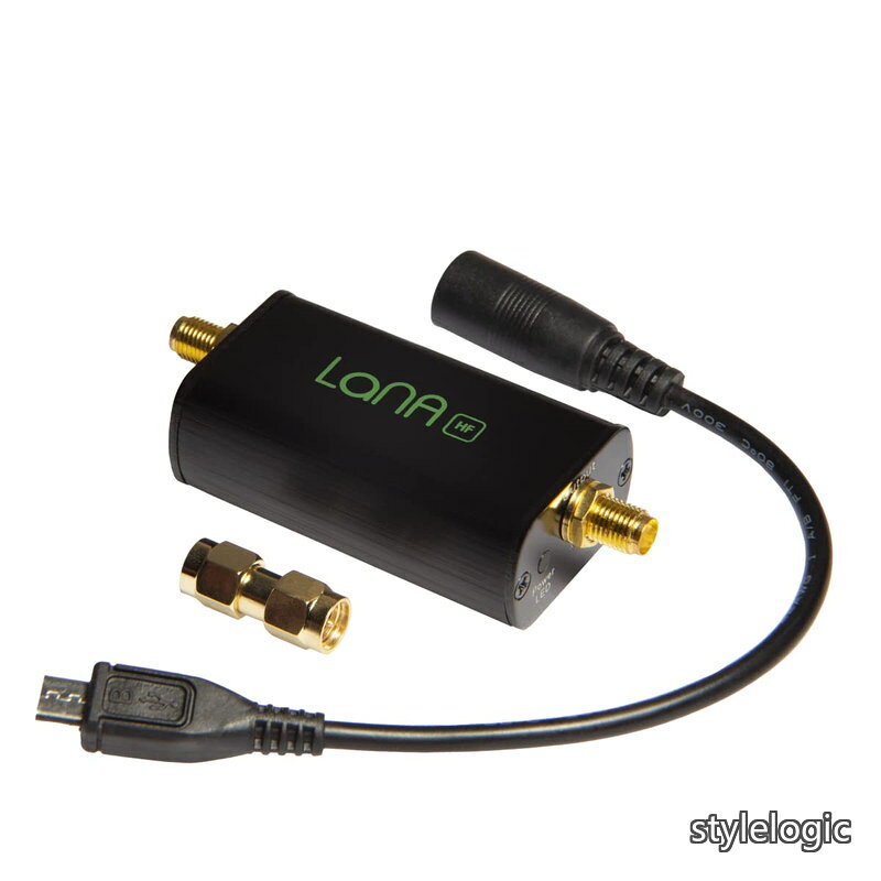 【送料無料】HF-RFおよびソフトウェア無線（SDR）用の超低ノイズLF、MFおよびHF増幅器（LNA）モジュール。 バイアスティーとUSB電源オプションを備えた広帯域50kHz-150MHz周波数機能