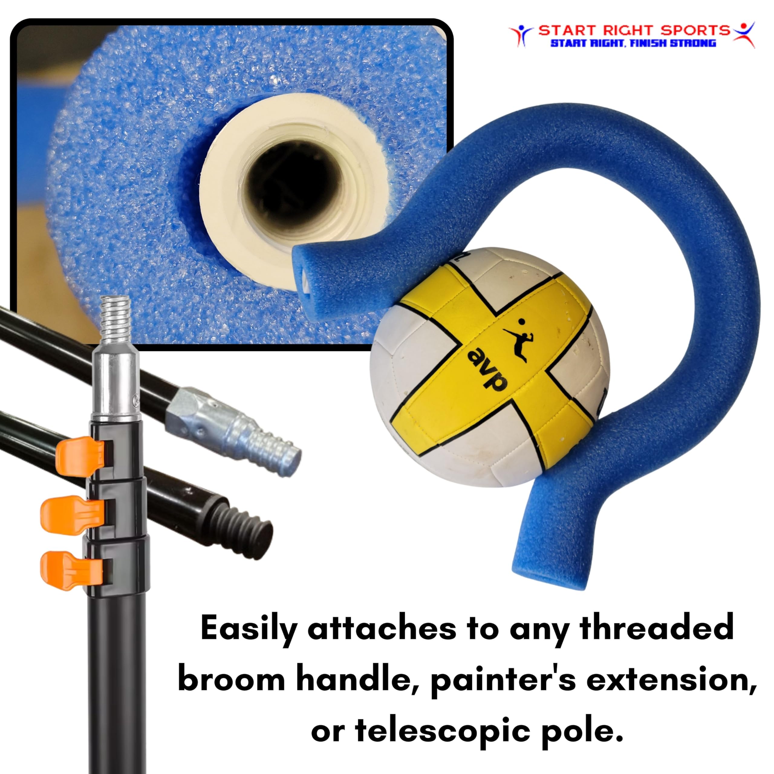 【まとめ買いで最大1000円OFFクーポン!】【送料無料】RIGHT SPORTS バレーボールトレーニングエイド スパイク トレーナー フォームヘッドのみ