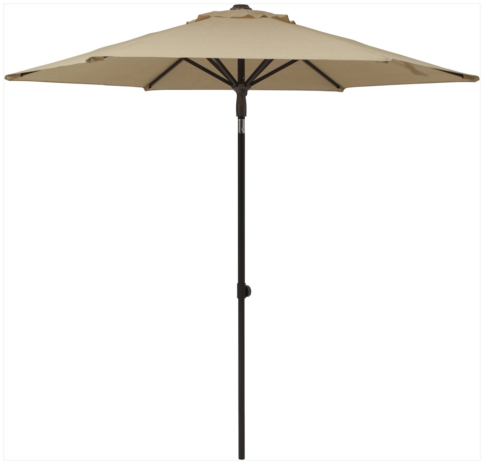 【まとめ買いで最大1000円OFFクーポン!】【送料無料】日よけ プッシュアップパラソル 2.5m　クールベージュ 【GSTY-P10BE】 ガーデンパラソル 紫外線カット(4.0)