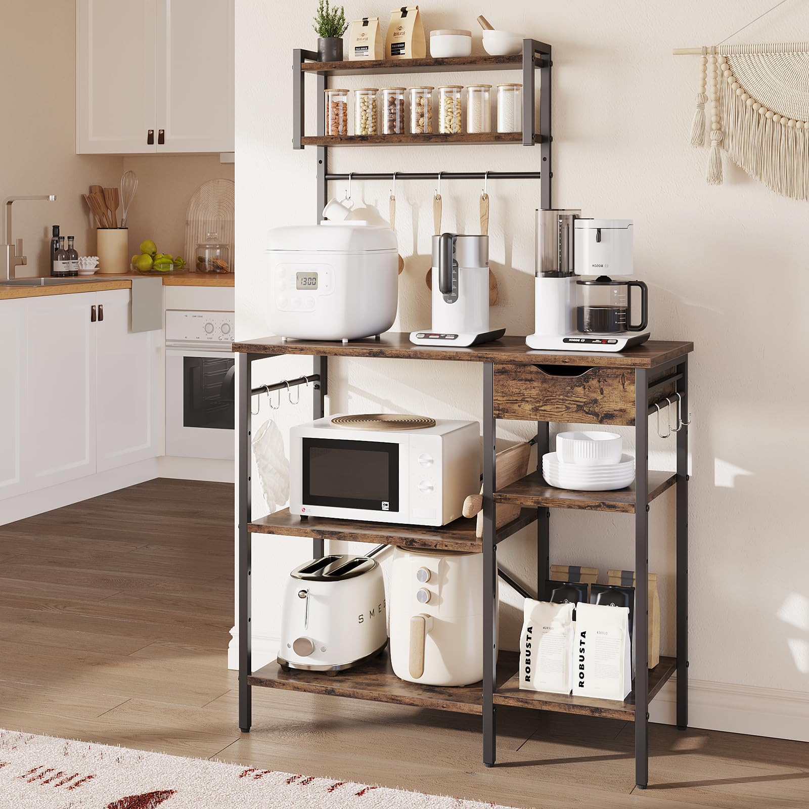 【まとめ買いで最大1000円OFFクーポン!】レンジラック 幅90cmレンジ台 電子レンジラック 大型レンジ対..